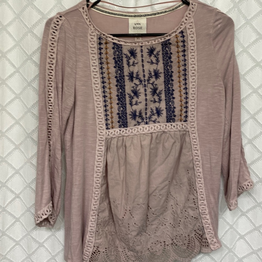 Dusty lilac top
